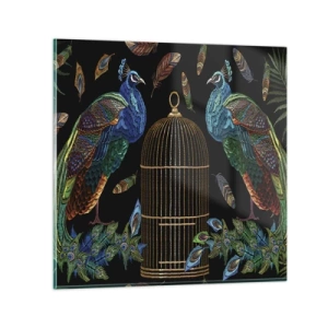 Obraz na szkle - W królewskich szatach - 50x50 cm