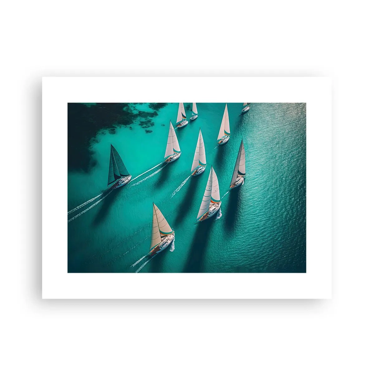 Plakat - W zawody z wiatrem - 40x30 cm