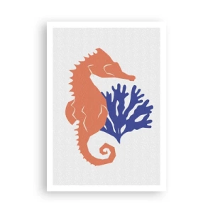 Plakat - Na podwodnej łące - 70x100 cm