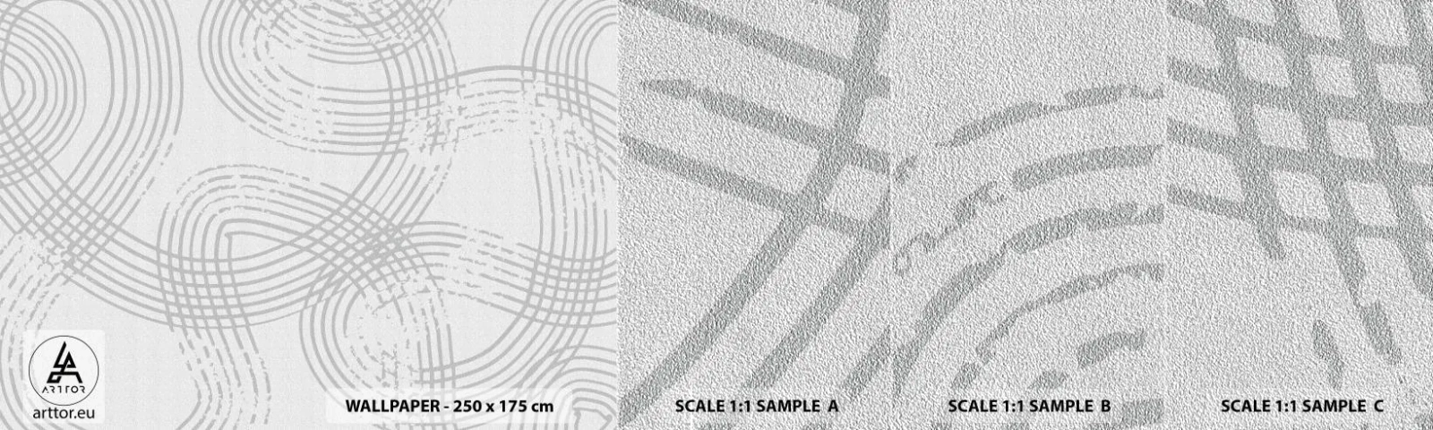 Fototapeta Próbka Premium Sand - Nie ma prostej drogi - Minimalizm, Sztuka, Jasny - 100x30 cm