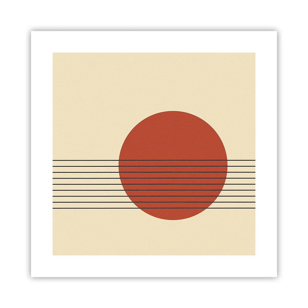 Plakat - W koło i dalej - 40x40 cm