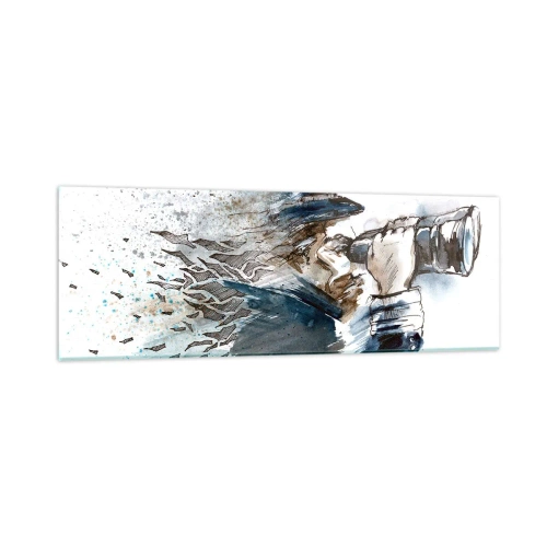Obraz na szkle - Dziesięć w skali Beauforta! - 90x30 cm