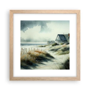 Plakat w ramie jasny dąb - Z dala od zgiełku - 30x30 cm