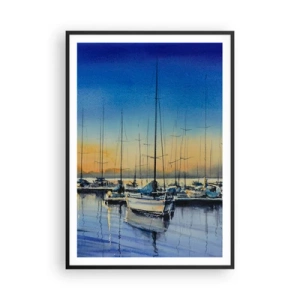 Plakat w czarnej ramie - Koniec dobrego dnia - 70x100 cm