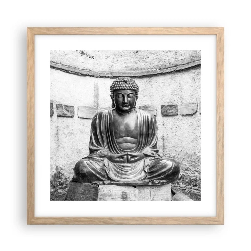 Plakat w ramie jasny dąb - U źródeł spokoju - 40x40 cm