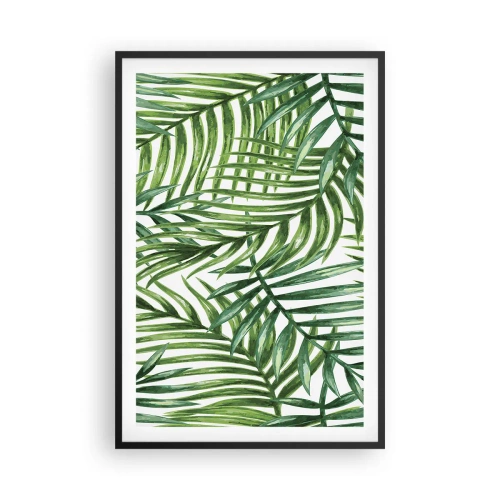 Plakat w czarnej ramie - Pod zielonym baldachimem - 61x91 cm