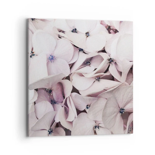 Obraz na płótnie - W powodzi kwiatów - 70x70 cm