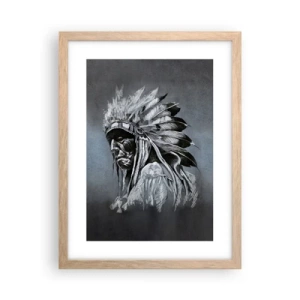 Plakat w ramie jasny dąb - Powrót do korzeni - 30x40 cm