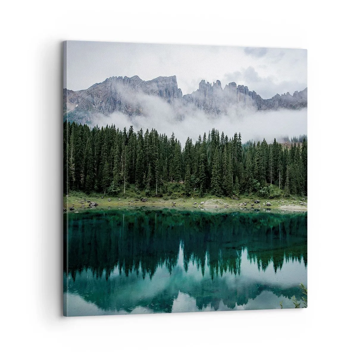 Obraz na płótnie - Cicho, cicho, nie budźmy wody spiącej… - 60x60 cm