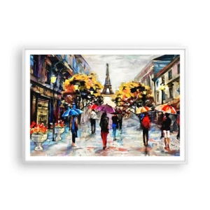 Plakat w białej ramie - Jesienią szczególnie piękny - 100x70 cm