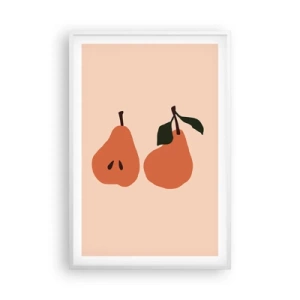 Plakat w białej ramie - Sama słodycz - 61x91 cm