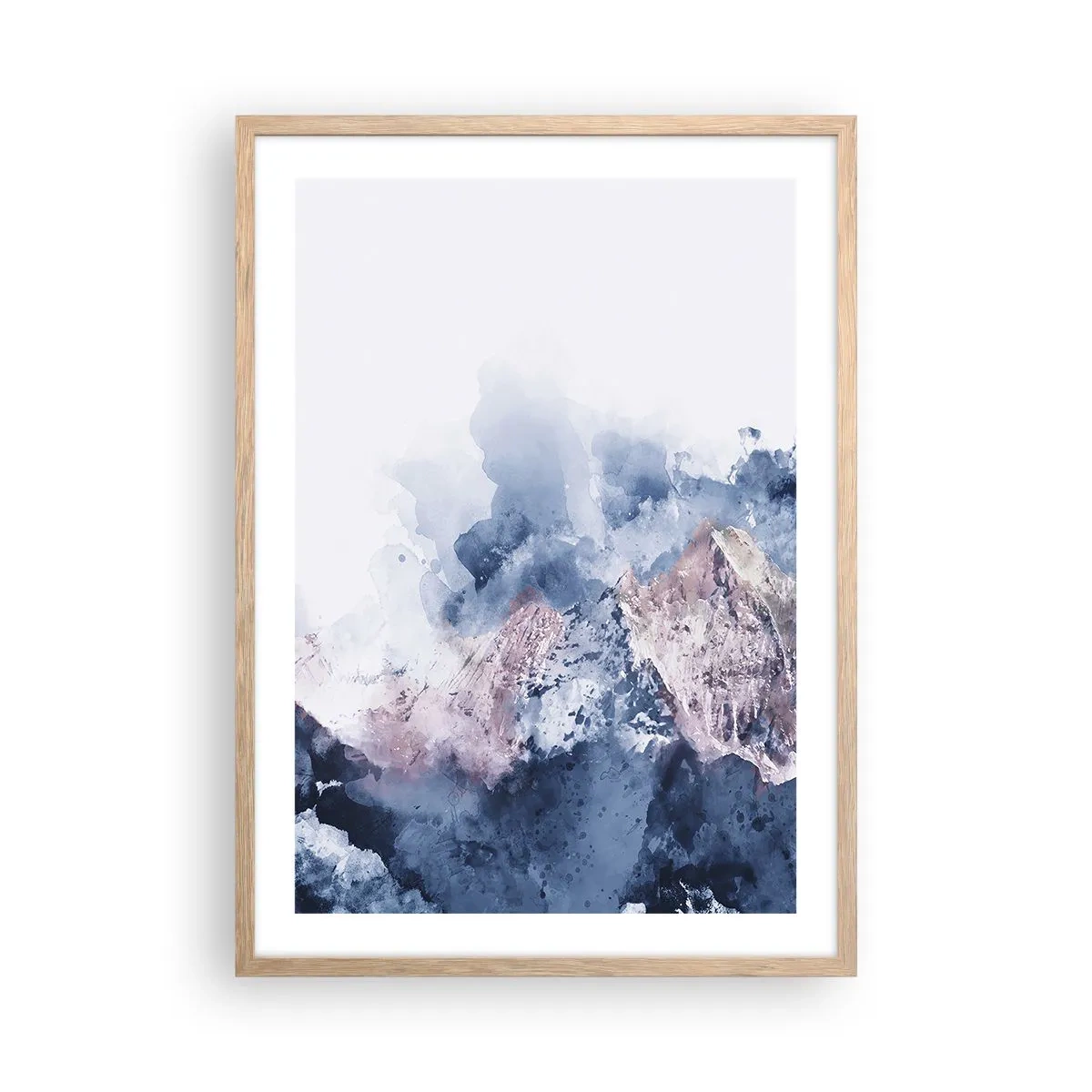 Plakat w ramie jasny dąb - To są szczyty! - 50x70 cm