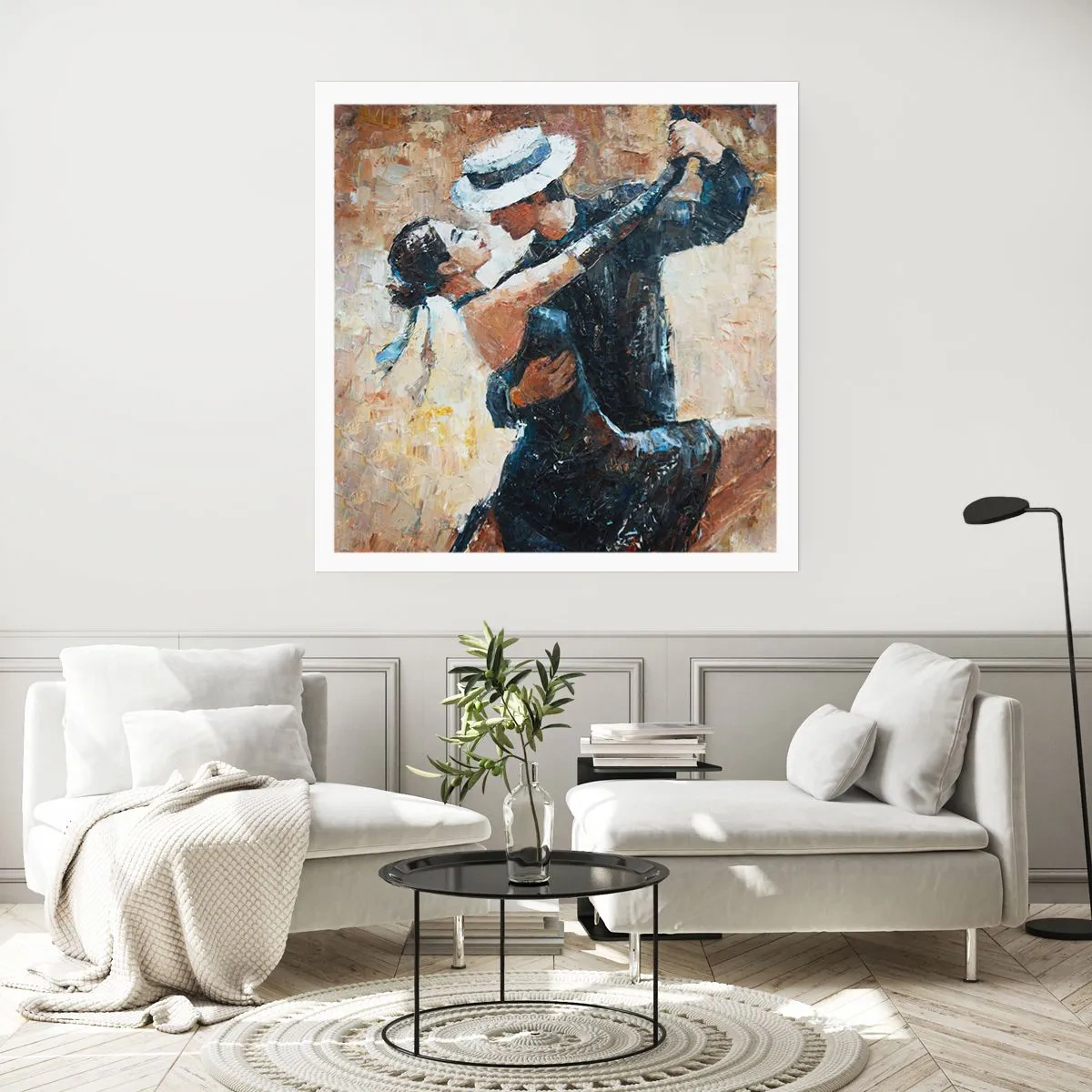Plakat - A la Rudolf Valentino - 60x60 cm