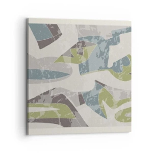 Obraz na płótnie - Kompozycja za szybą - 70x70 cm