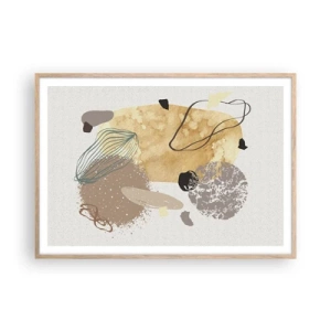 Plakat w ramie jasny dąb - Plumkologia stosowana - 100x70 cm