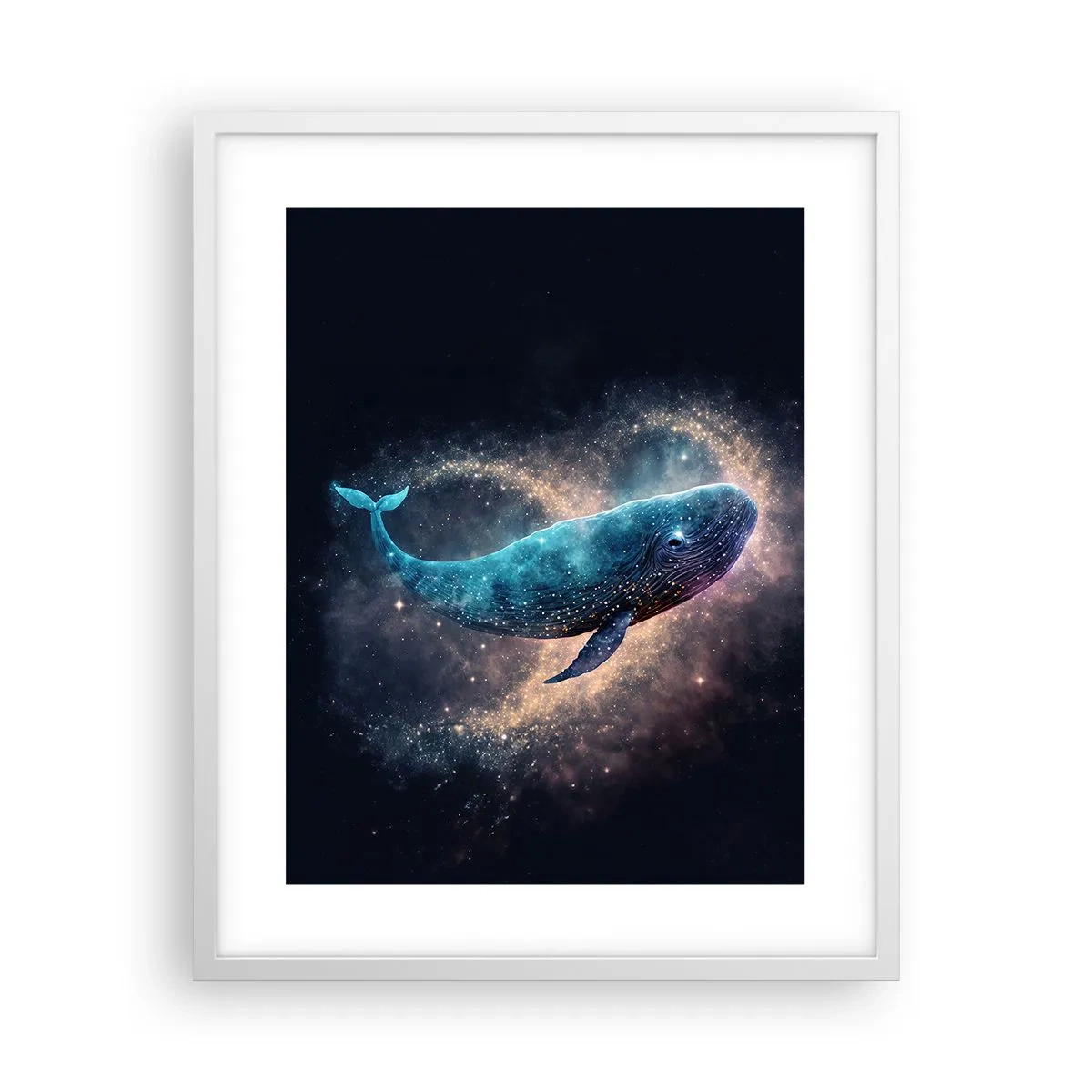 Plakat w białej ramie - Jest taki świat… - 40x50 cm