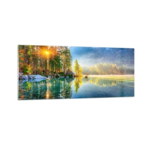 Obraz na szkle - Majestat i słodycz - 100x40 cm