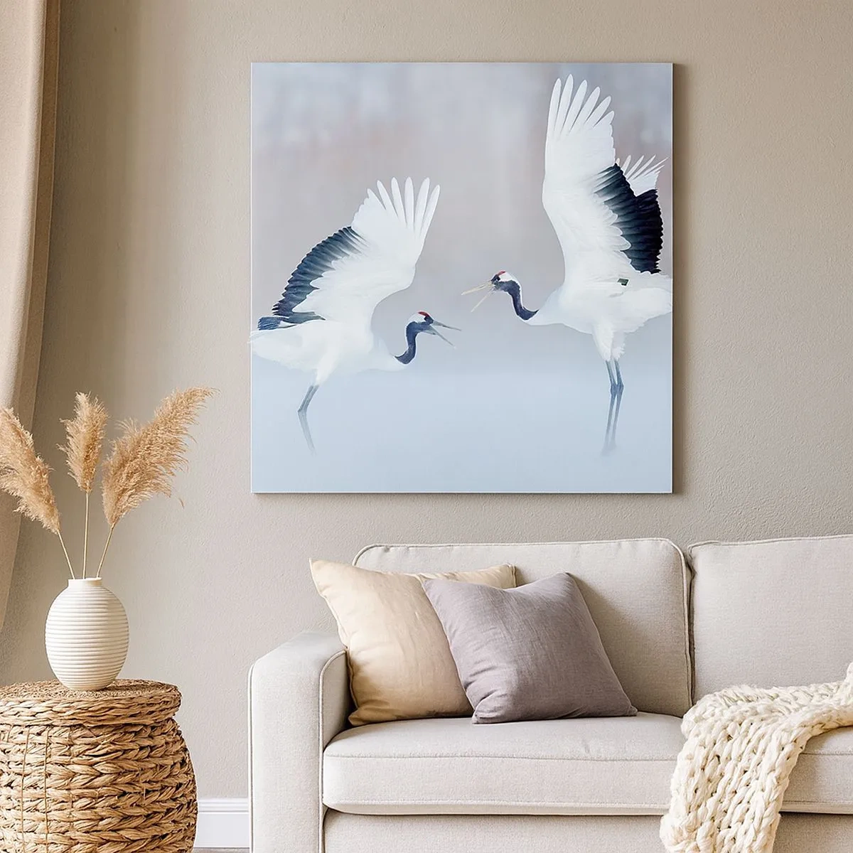 Obraz na płótnie - Taniec we mgle - 30x30 cm