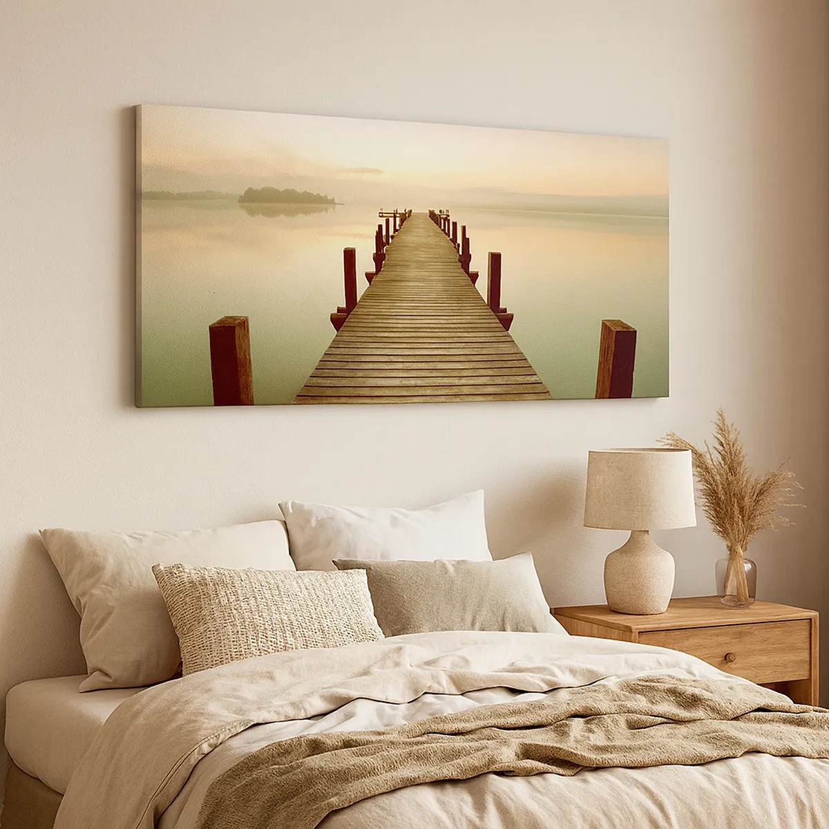 Obraz na płótnie - Przedświt, świtanie, światło - 30x30 cm