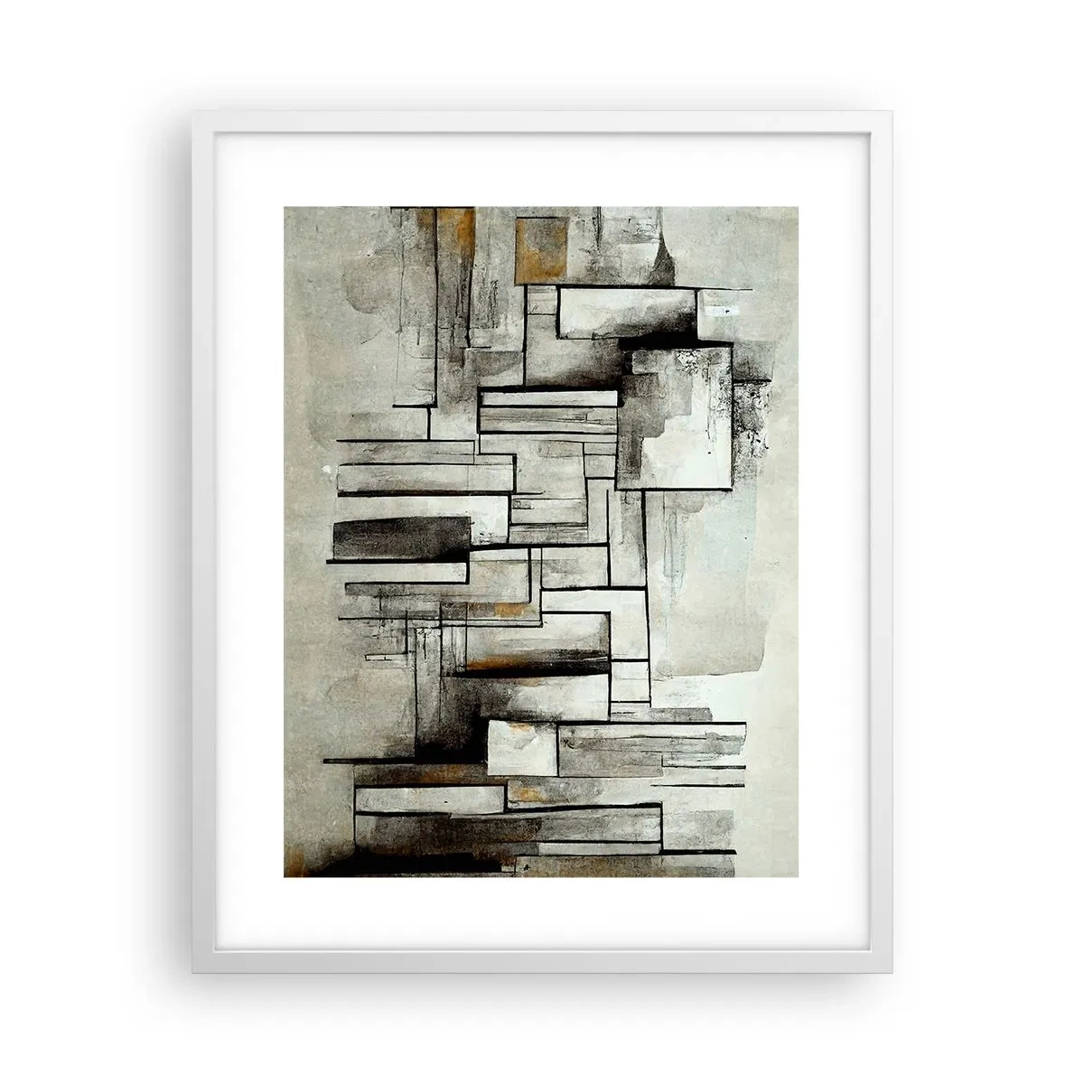 Plakat w białej ramie - Siła prostoty - 40x50 cm