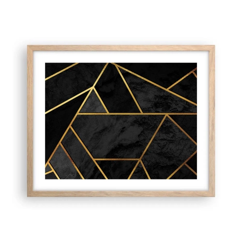 Plakat w ramie jasny dąb - Mrok i blask - 50x40 cm