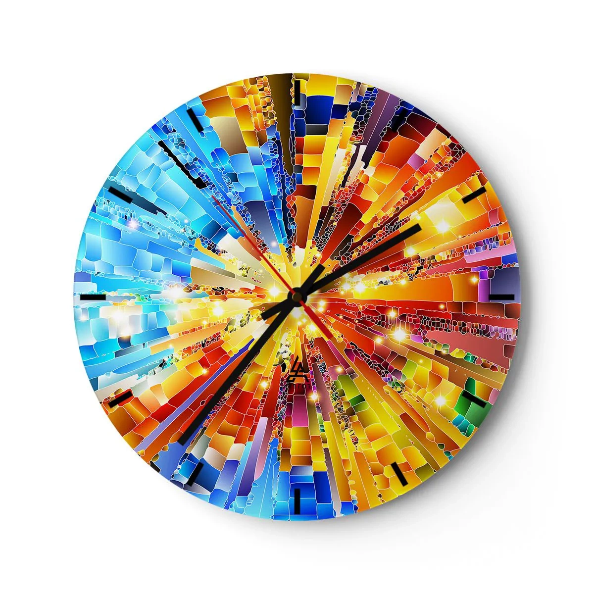 Zegar ścienny - In medias res - 40x40 cm