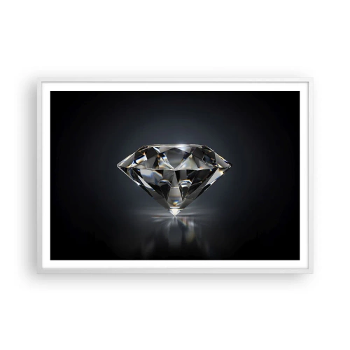 Plakat w białej ramie - Best girls friend - 100x70 cm