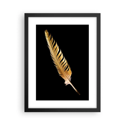 Plakat w czarnej ramie - Nie lada piórem opatrzony… - 30x40 cm