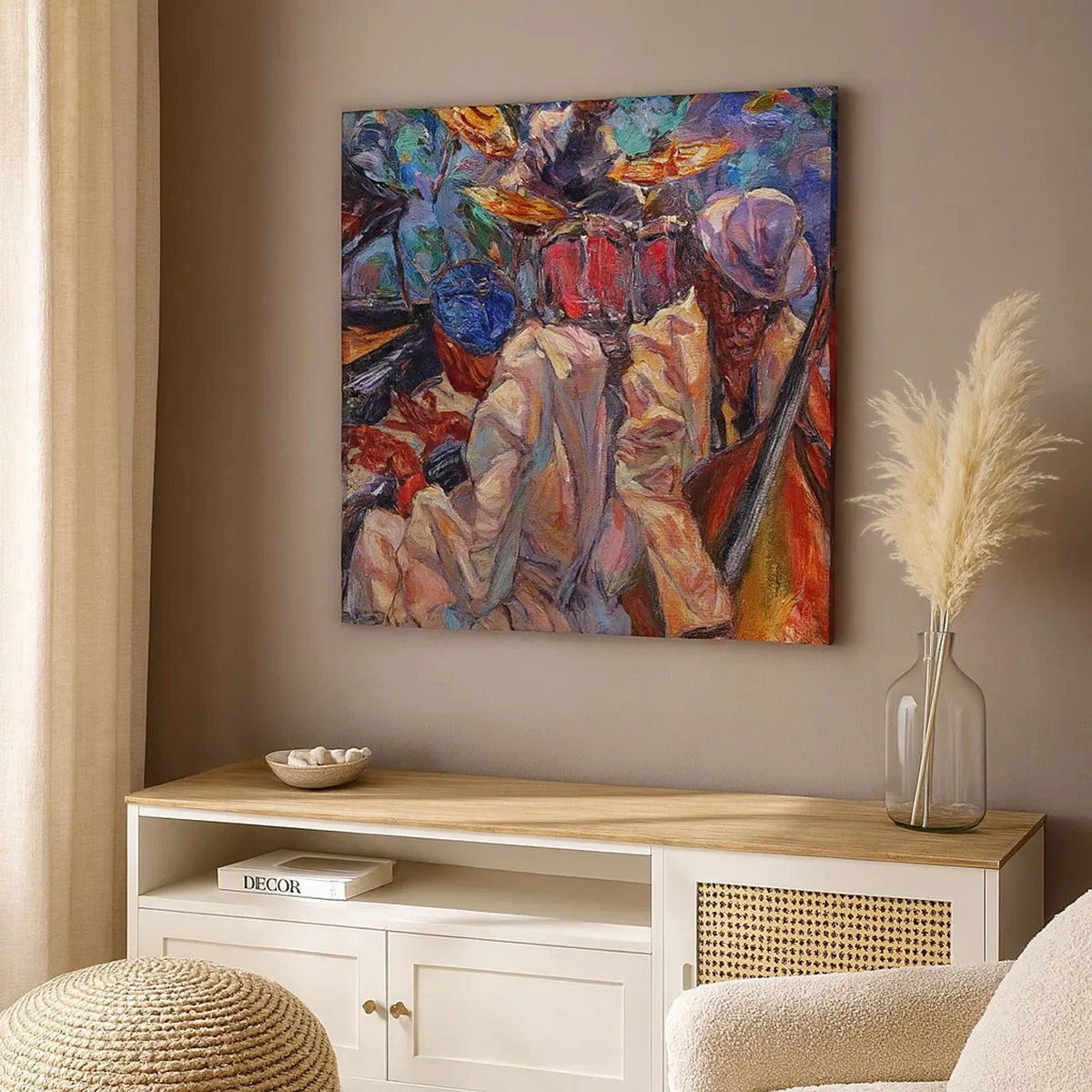 Obraz na płótnie - W jednym rytmie - 30x30 cm