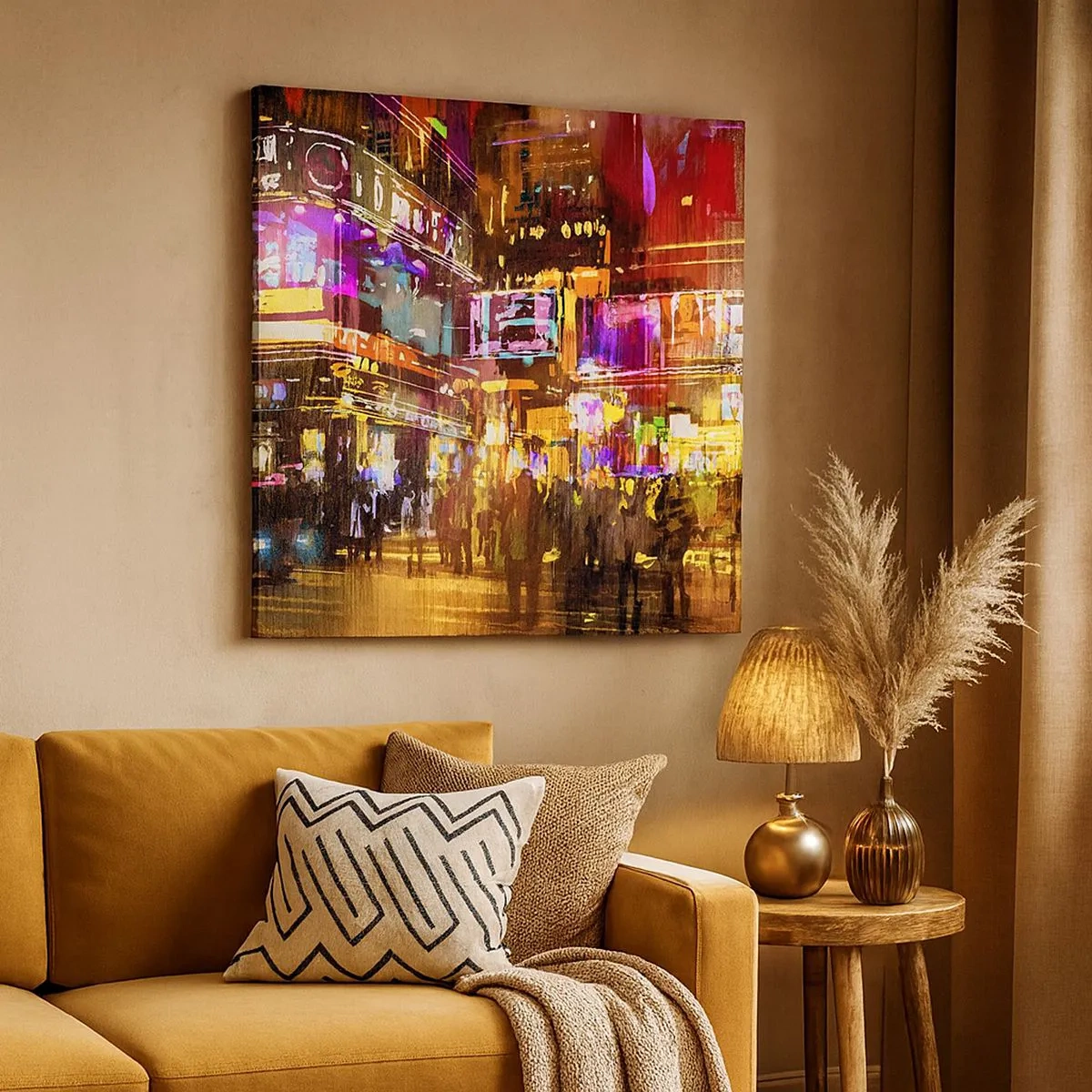 Obraz na płótnie - W morzu światła - 30x30 cm