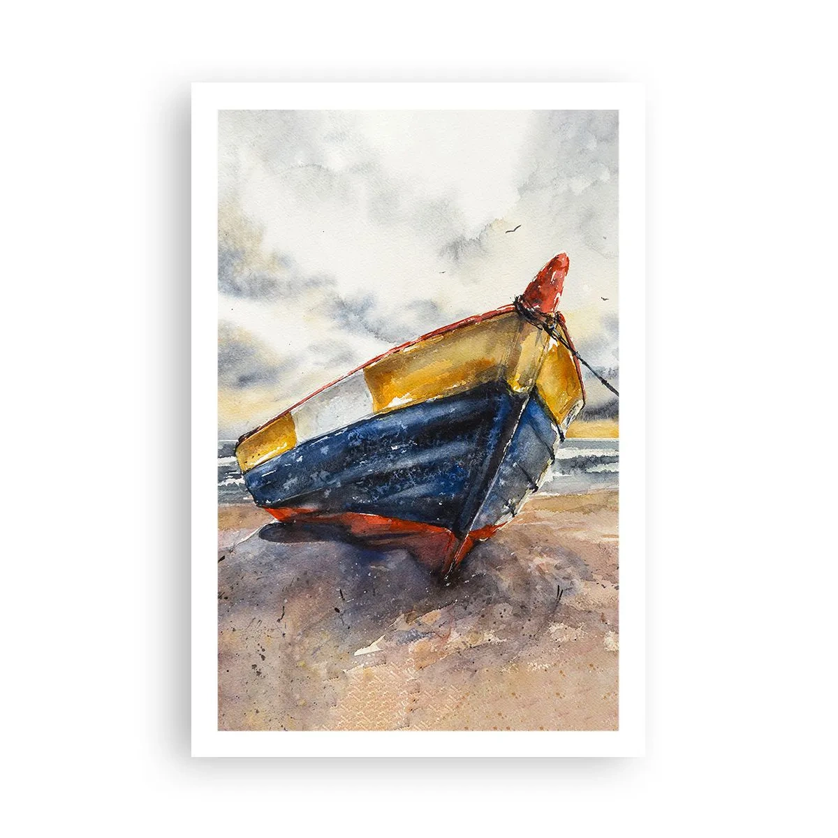 Plakat - Odpoczynek na brzegu - 61x91 cm