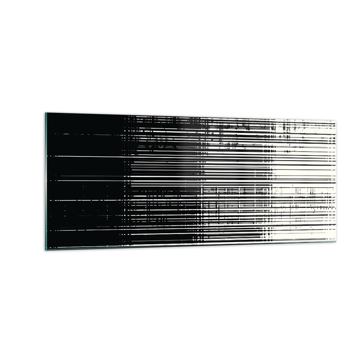 Obraz na szkle - Fale i drgania - 100x40 cm