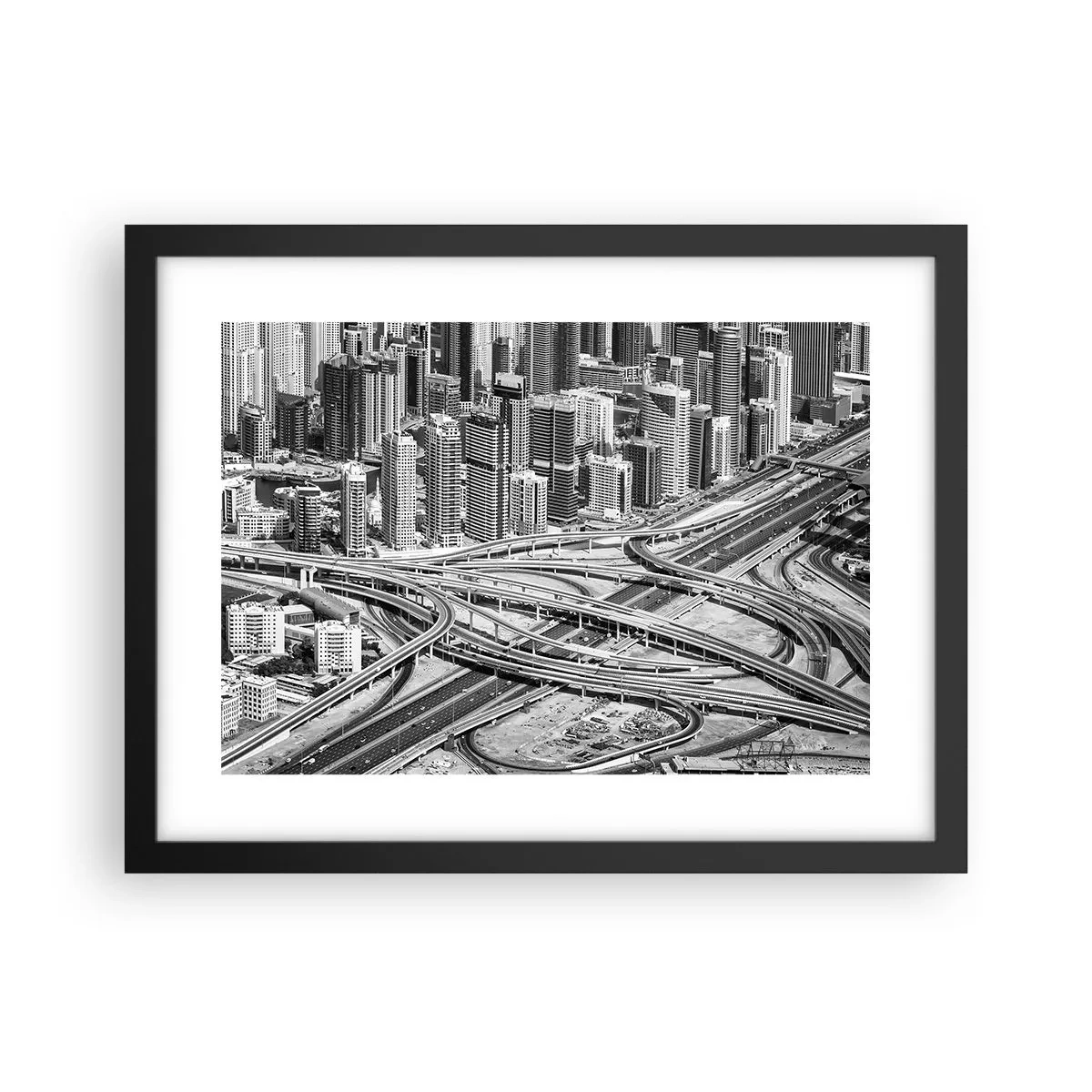 Plakat w czarnej ramie - Dubaj – miasto niemożliwe - 40x30 cm