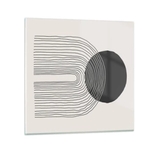 Obraz na szkle - Drżenie i pewność - 70x70 cm
