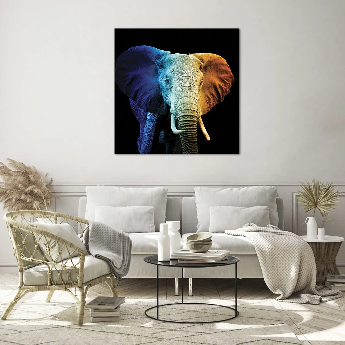 Obraz na szkle - Ekscentryk, nie dziwak - 40x40 cm