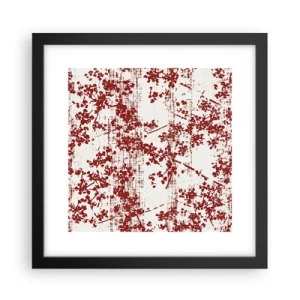 Plakat w czarnej ramie - Jak dawny perkalik - 30x30 cm