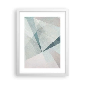 Plakat w białej ramie - Spokojnie choć dynamicznie - 30x40 cm