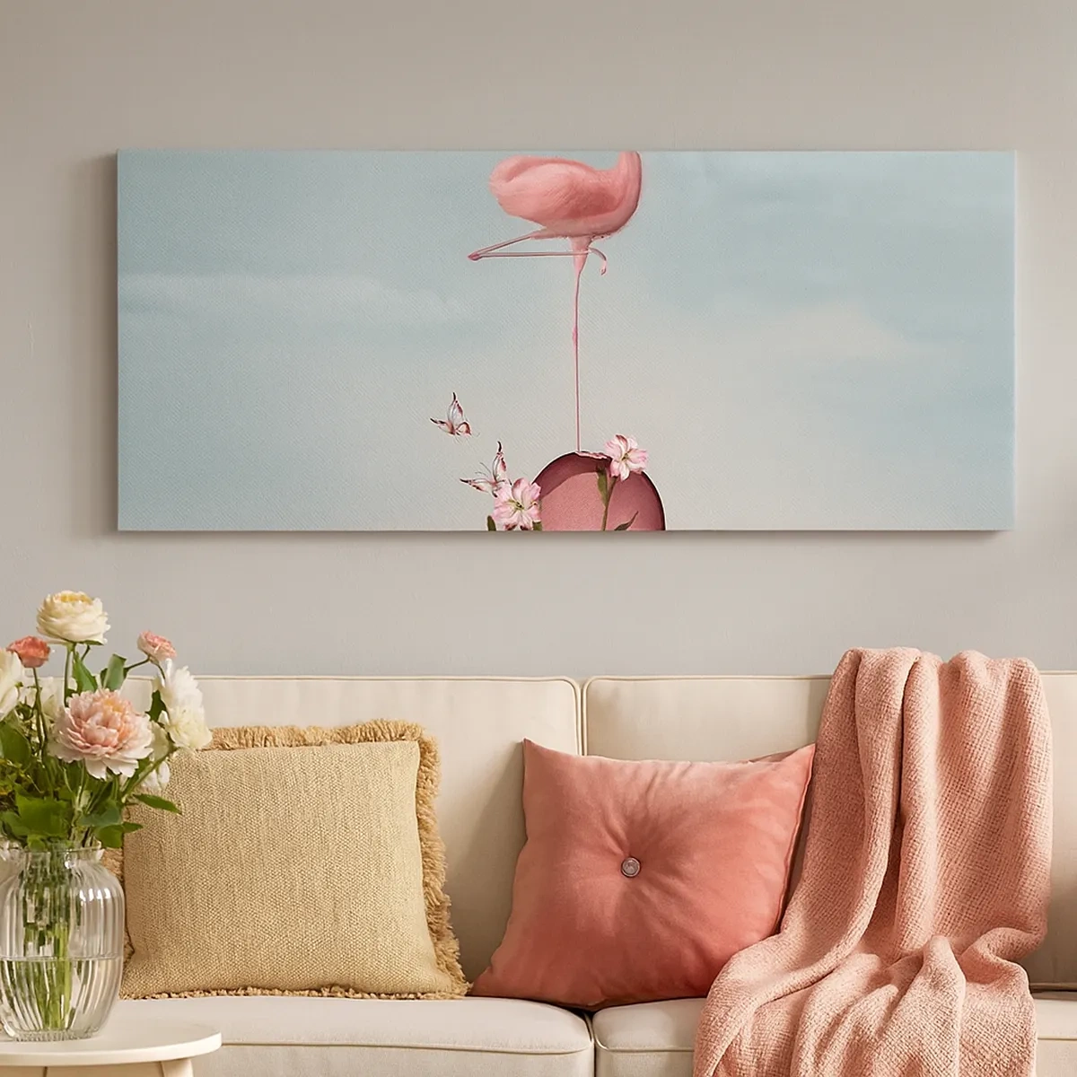 Obraz na płótnie - Alegoria piłki koszykowej - 30x30 cm