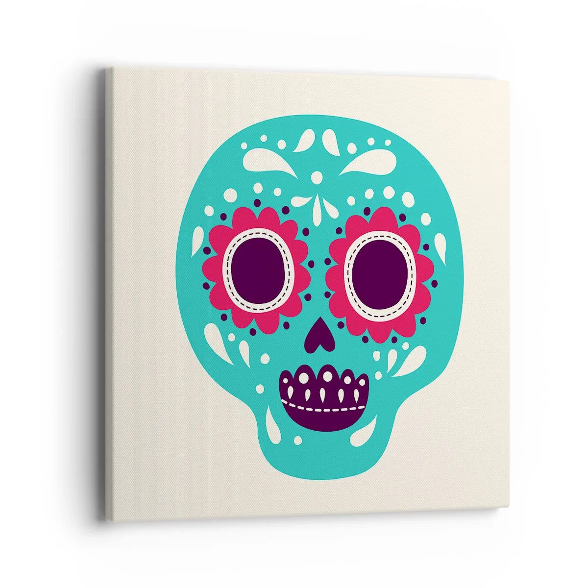 Obraz na płótnie - Życie – zabawa aż do śmierci - 40x40 cm