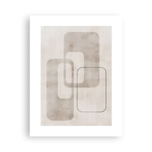 Plakat - Geometryczna fuga - 30x40 cm