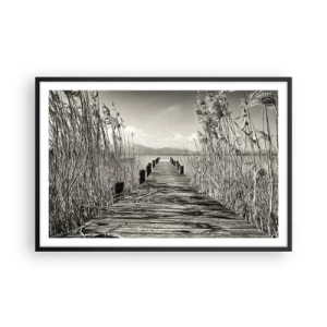 Plakat w czarnej ramie - W zaciszu traw - 91x61 cm