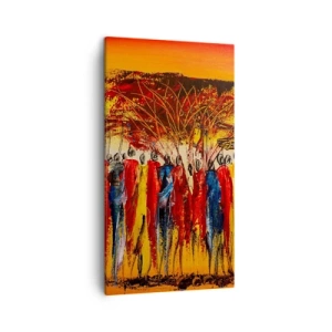 Obraz na płótnie - Tam, tam, tam tam idą - 45x80 cm