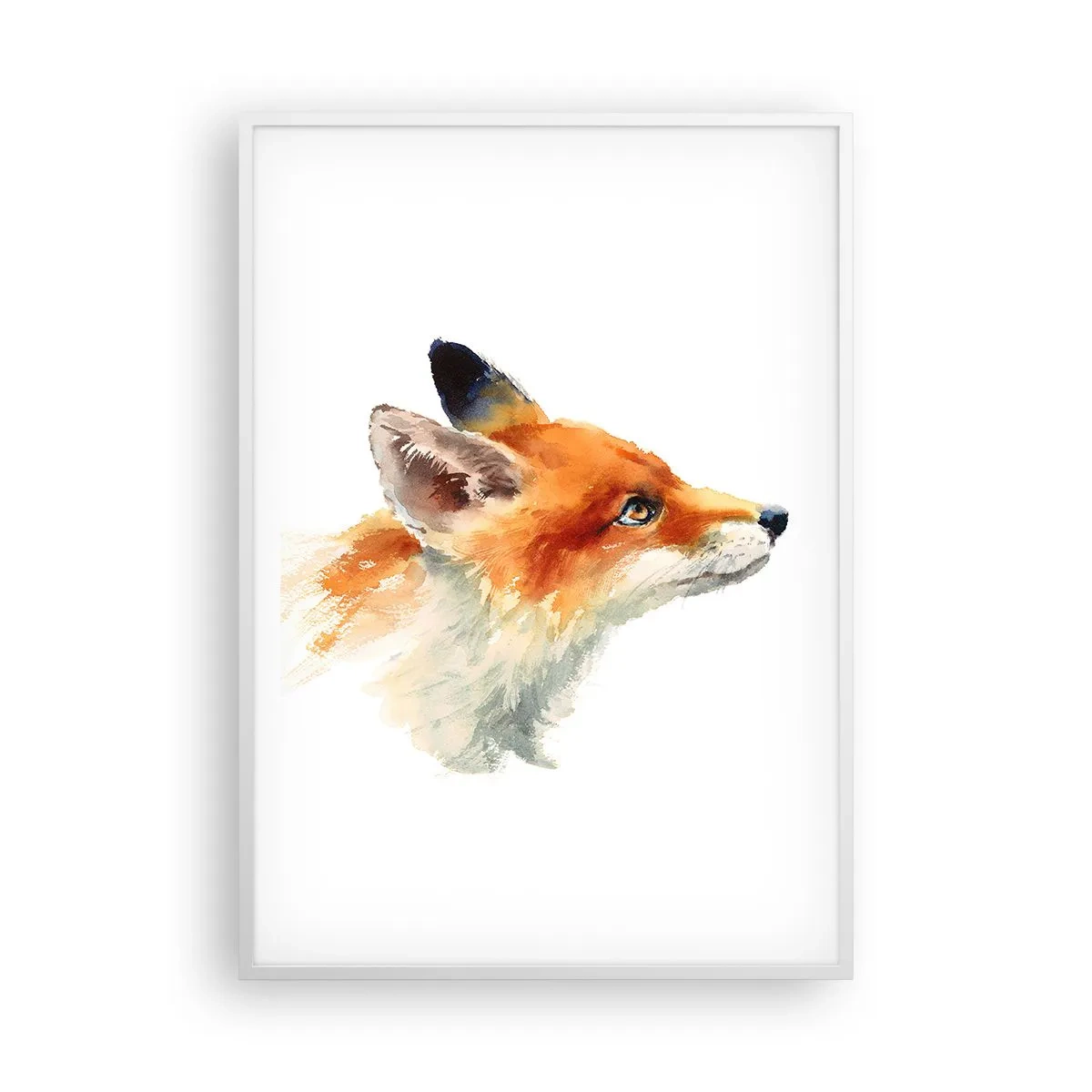 Plakat w białej ramie - Ostrożności nigdy za wiele - 70x100 cm