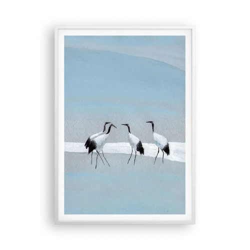 Plakat w białej ramie - Po gorącym dniu - 70x100 cm