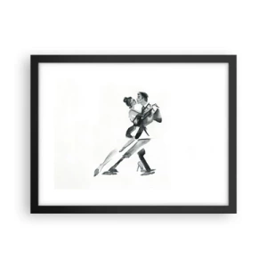 Plakat w czarnej ramie - W jednym rytmie - 40x30 cm