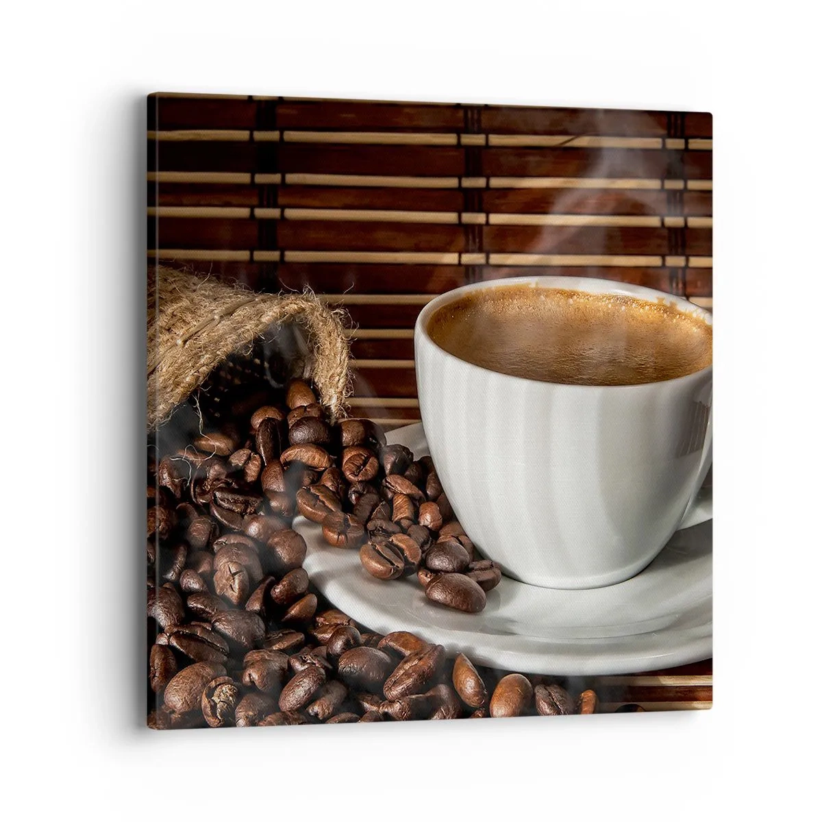 Obraz na płótnie - Czarność węgla, przejrzystość bursztynu - 40x40 cm