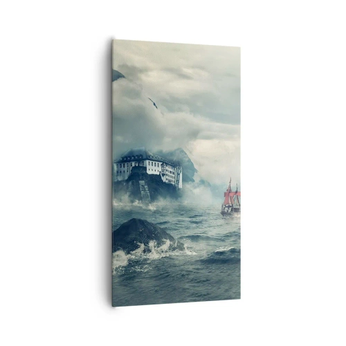 Obraz na płótnie - Na magicznych wodach - 65x120 cm