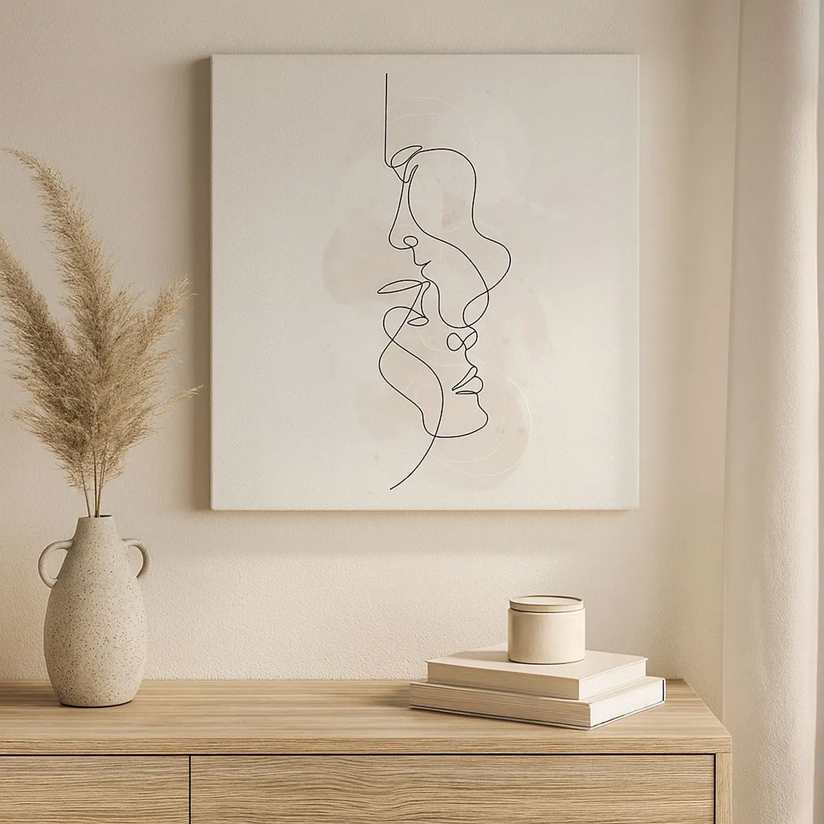 Obraz na płótnie - Splątani w uścisku - 30x30 cm