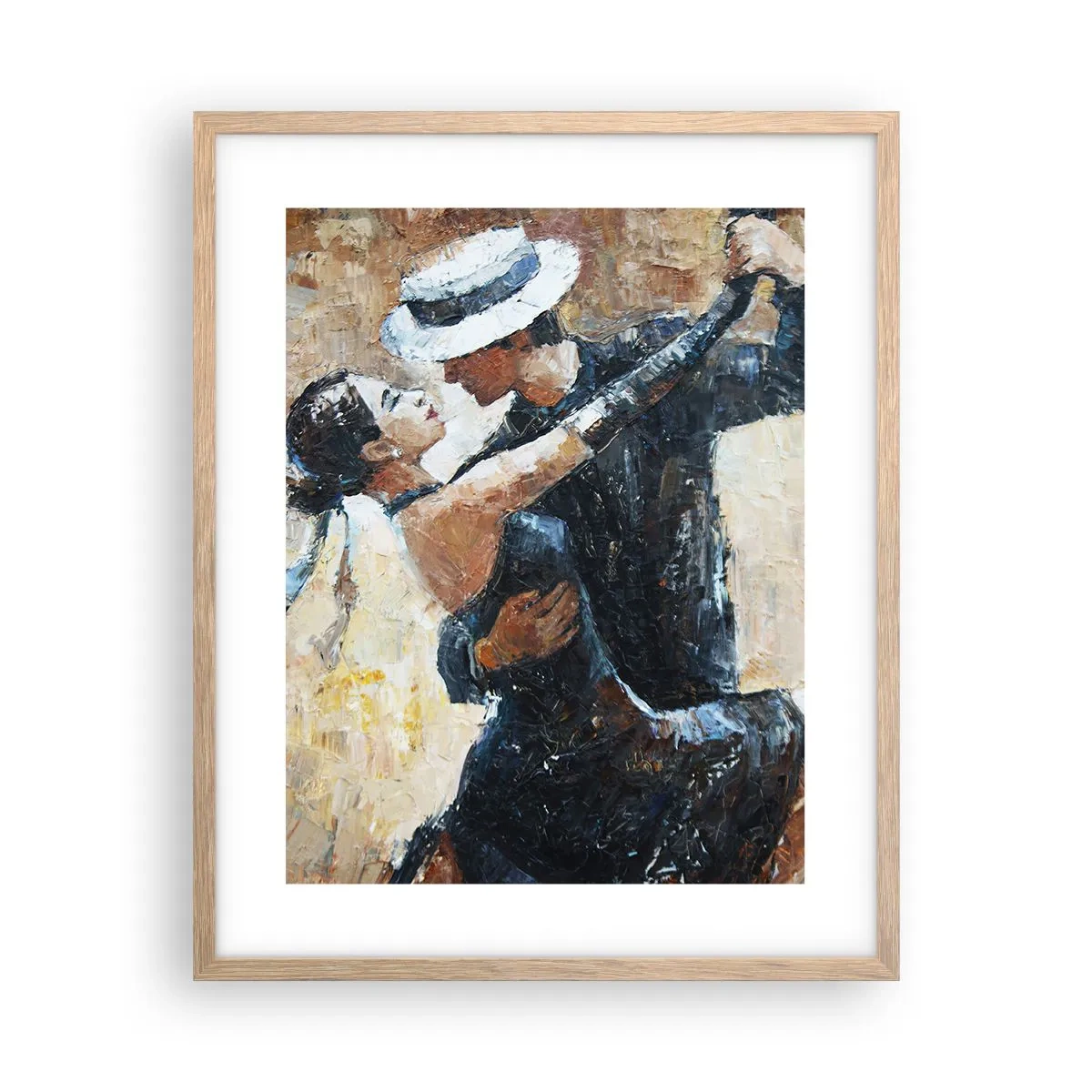 Plakat w ramie jasny dąb - A la Rudolf Valentino - 40x50 cm