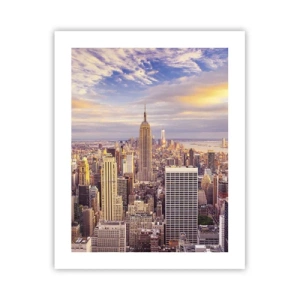 Plakat - Sięgnąć samych chmur - 40x50 cm